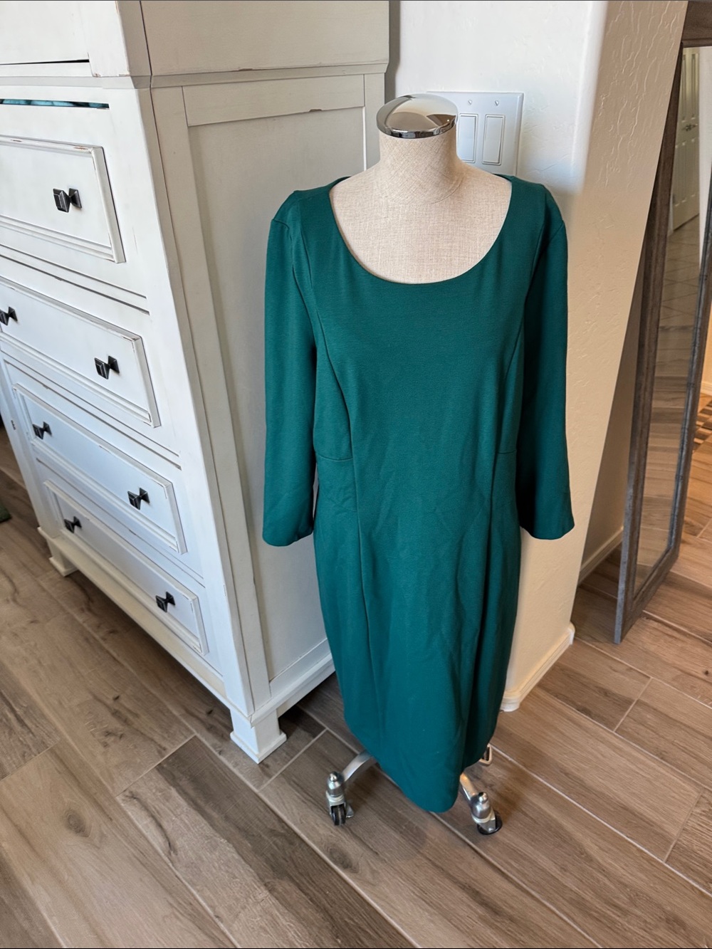 Talbots 16 ponte sheath dress